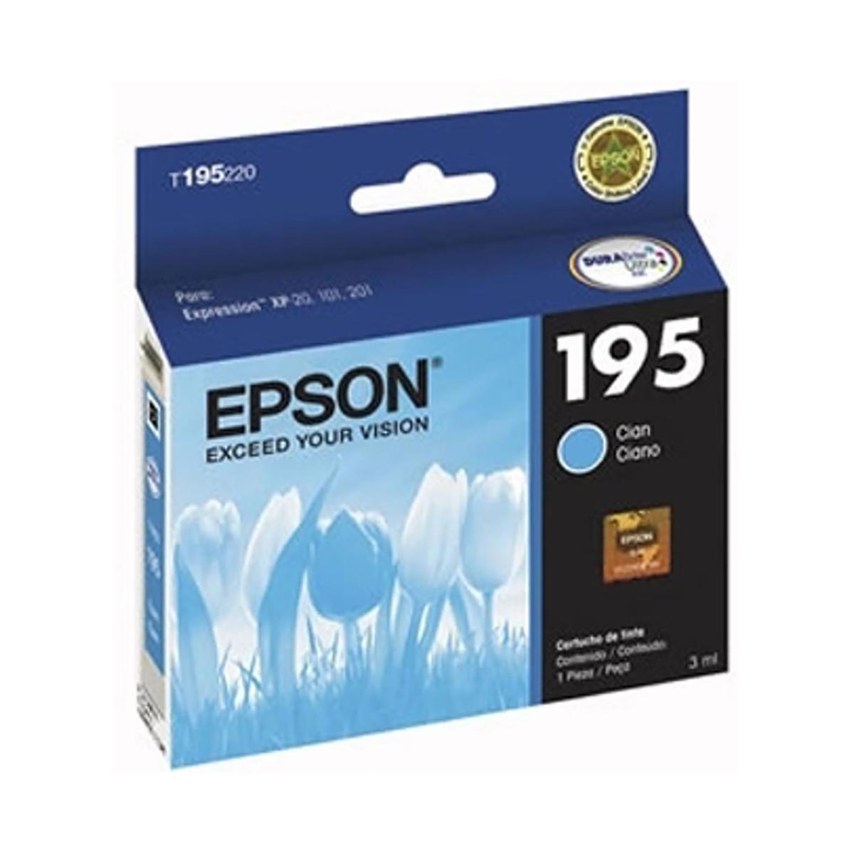 Cartucho de Tinta Epson T195220-AL cian Cartucho de Tinta Epson T195220-AL cian