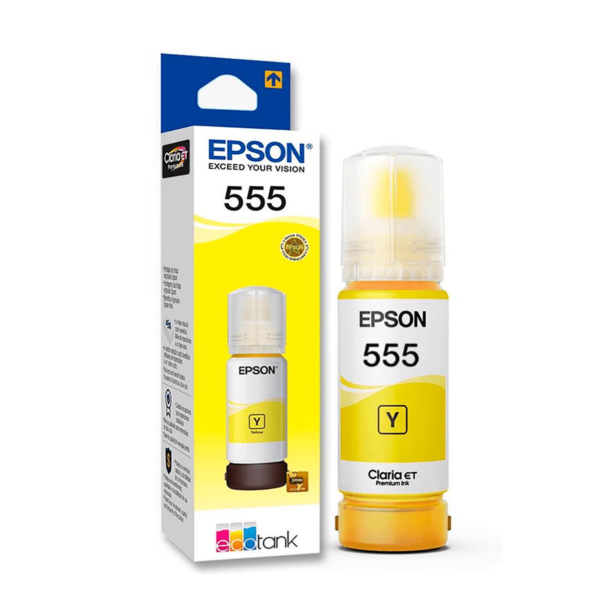 Botella de Tinta Epson T555420-AL Amarillo Botella de Tinta Epson T555420-AL Amarillo