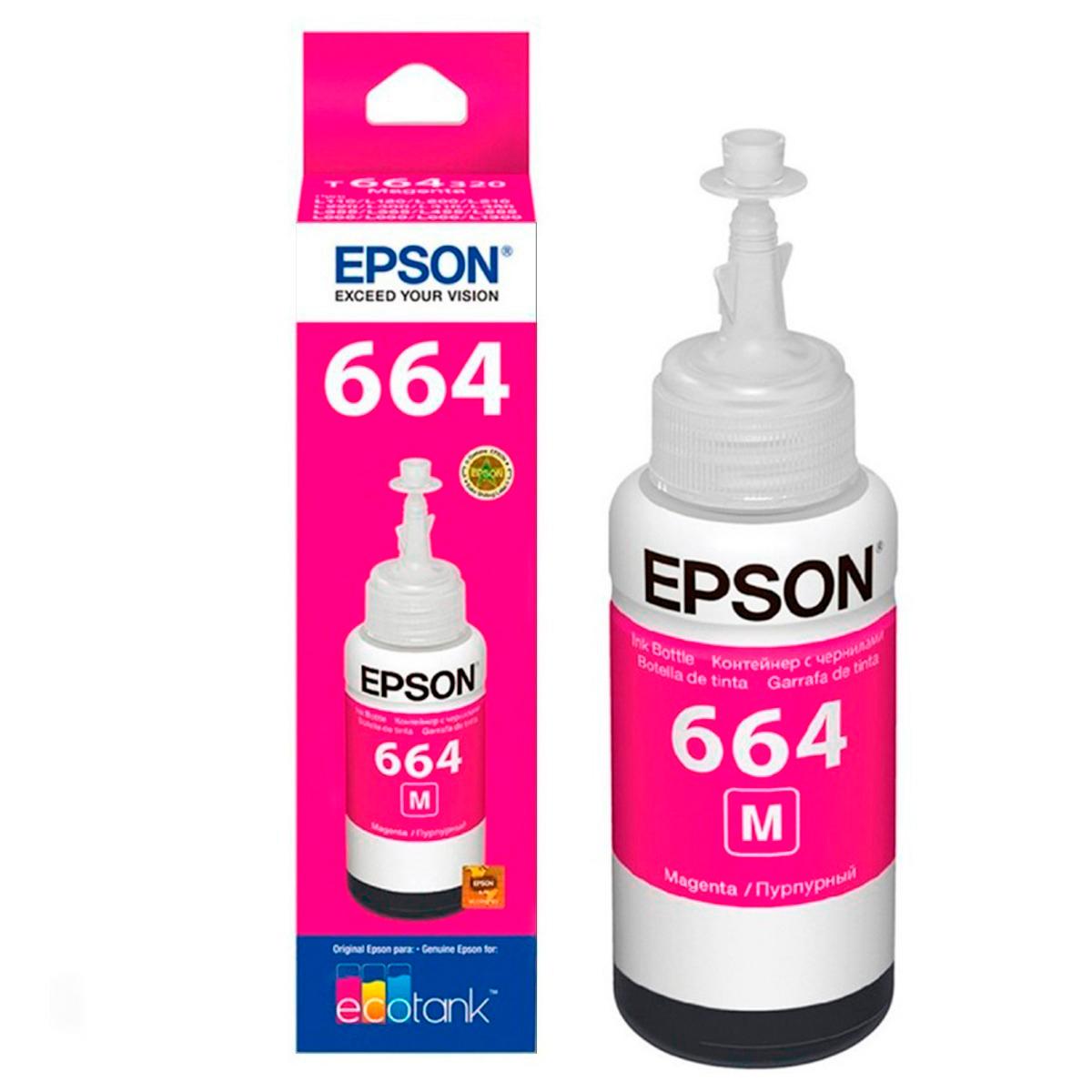 Botella de Tinta Epson T664320-AL Magenta Botella de Tinta Epson T664320-AL Magenta
