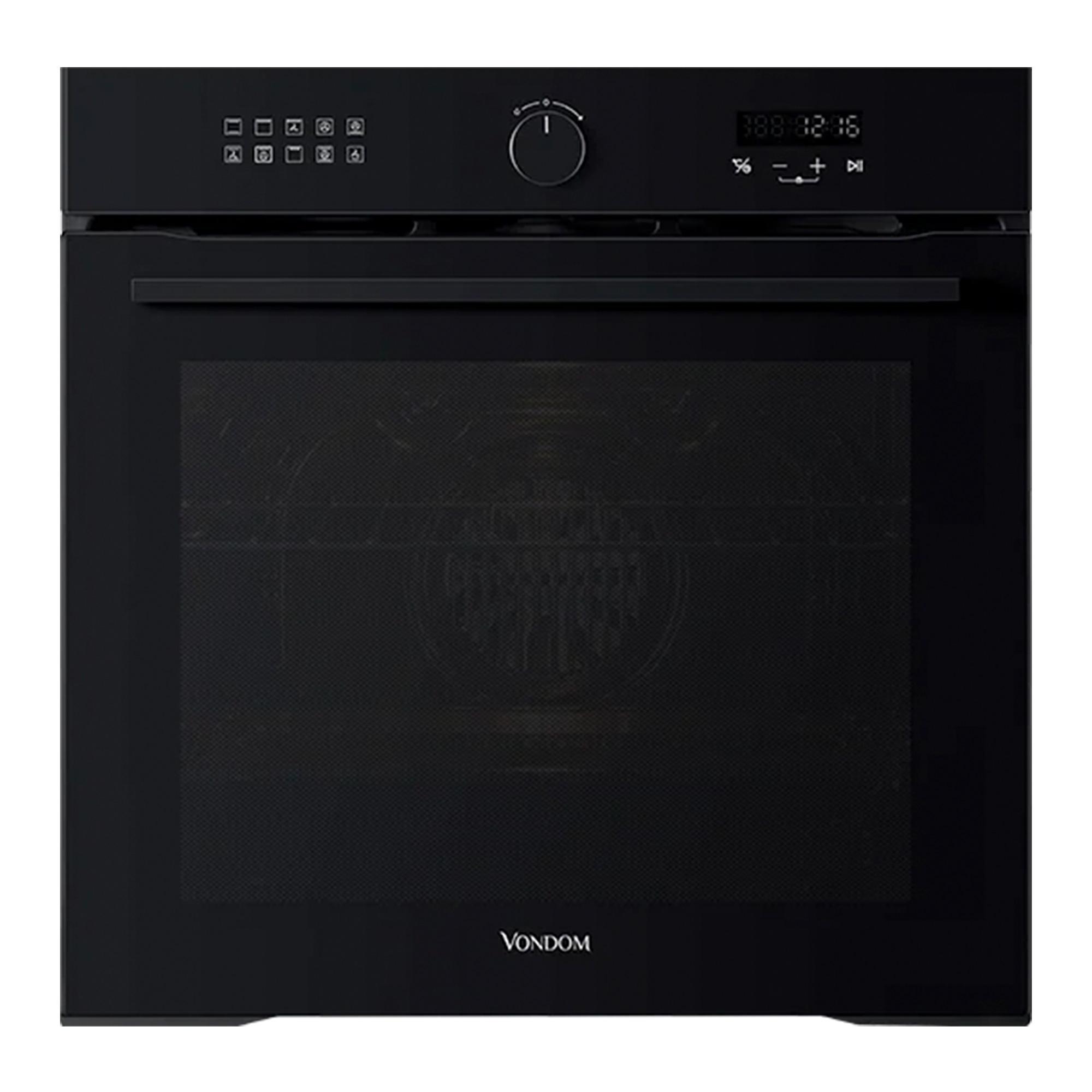 Horno Eléctrico Vondom Empotrable 60 cm 73L Negro — 12 Funciones Touch Horno Eléctrico Vondom Empotrable 60 cm 73L Negro — 12 Funciones Touch