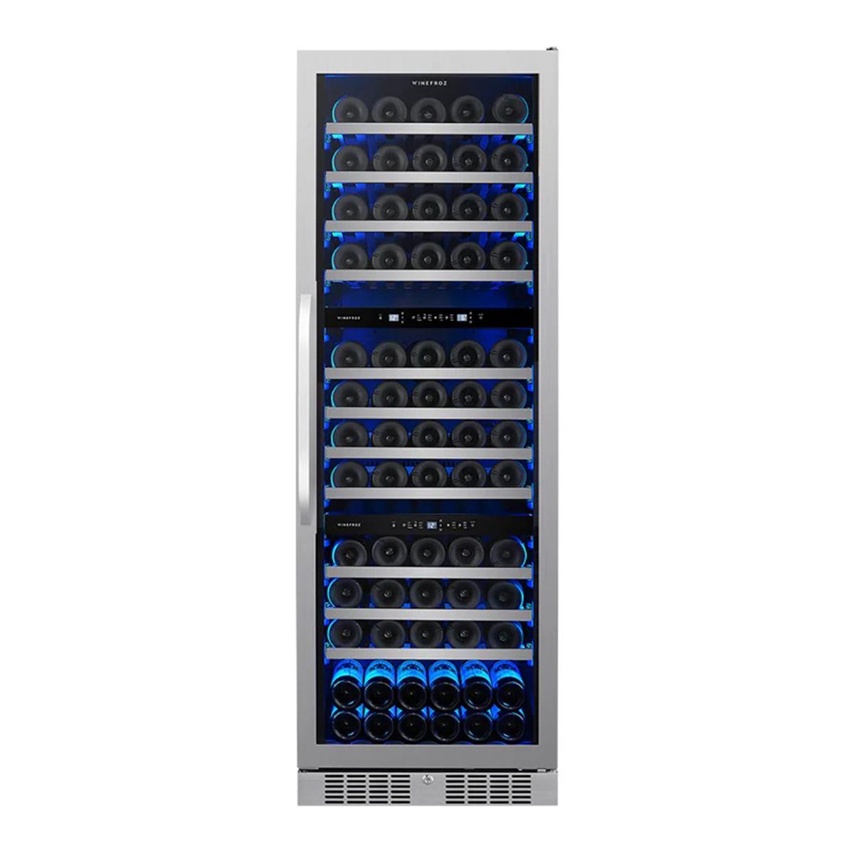 Cava Winefroz Wifi Luxury Edition Acero Inoxidable Para 119 Bot – Triple Temperatura Cava Winefroz Wifi Luxury Edition Acero Inoxidable Para 119 Bot – Triple Temperatura