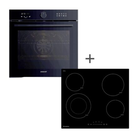 Combo Cocción Vondom – Horno Digital Empotrable 60 Cm + Anafe Vitrocerámica 60 Cm Combo Cocción Vondom – Horno Digital Empotrable 60 Cm + Anafe Vitrocerámica 60 Cm