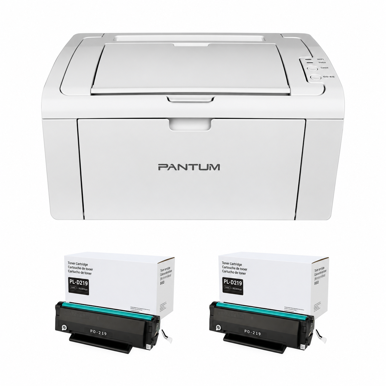 Combo: Impresora Pantum P2509W + Tóner Extra Pantum PL-D219 Combo: Impresora Pantum P2509W + Tóner Extra Pantum PL-D219
