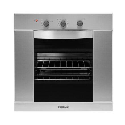 Horno A Gas Longvie H1900xf Con Grill Eléctrico De Empotrar Color Acero Inoxidable