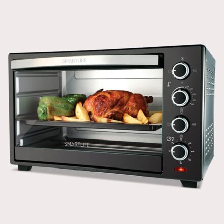 Horno Eléctrico con Conveccion y Spiedo Smartlife SL1012 50L Horno Eléctrico con Conveccion y Spiedo Smartlife SL1012 50L