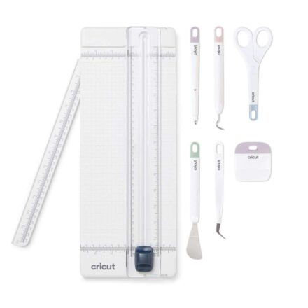 Kit 7 Herramientas Esenciales Cricut 2008760 con Recortadora 33 cm