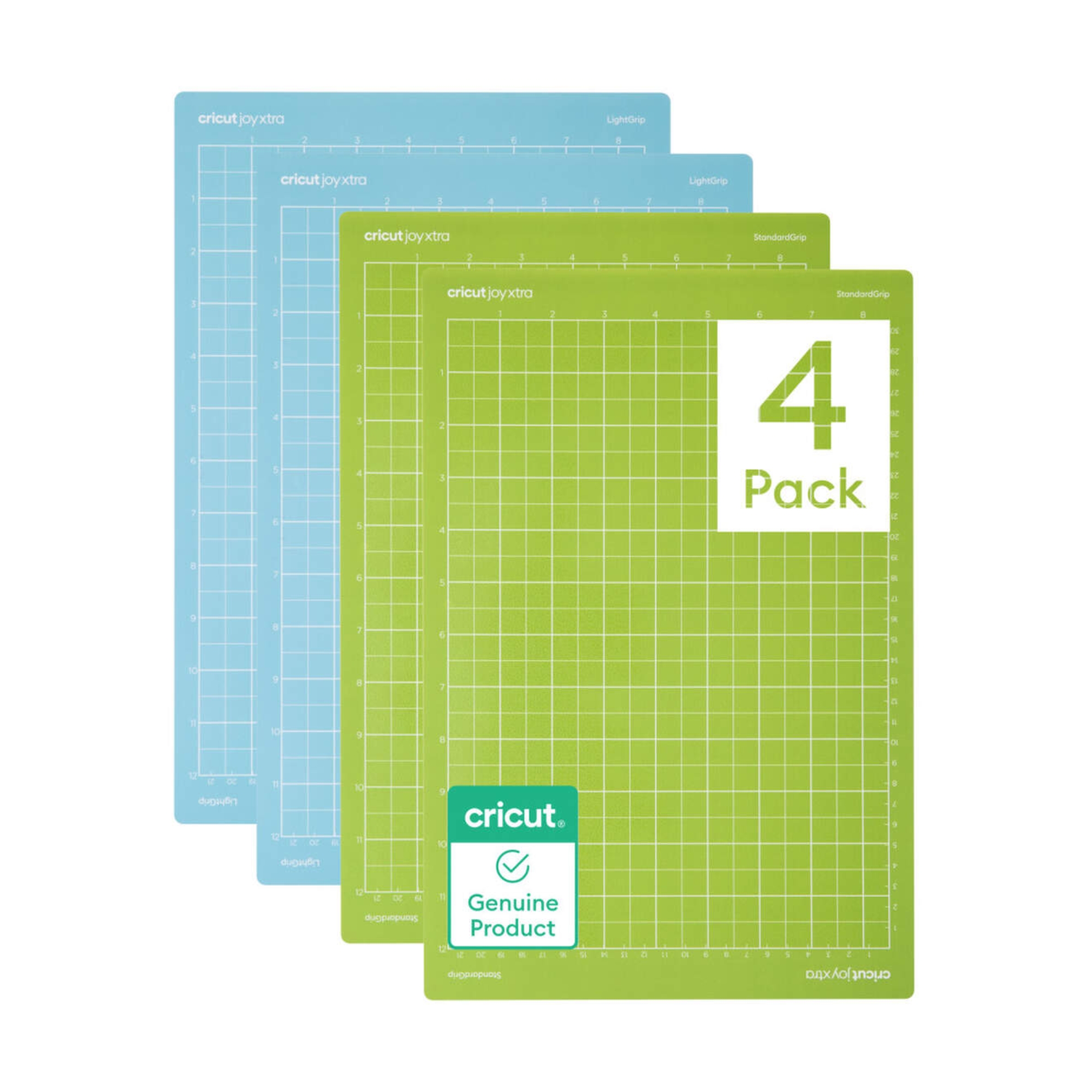 Cricut Mat Variety Pack 21×30 cm x4 | 2 StandardGrip + 2 LightGrip Joy Xtra Cricut Mat Variety Pack 21×30 cm x4 | 2 StandardGrip + 2 LightGrip Joy Xtra