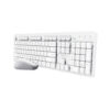 Kit teclado y mouse Trust Ody II blanco 25467
