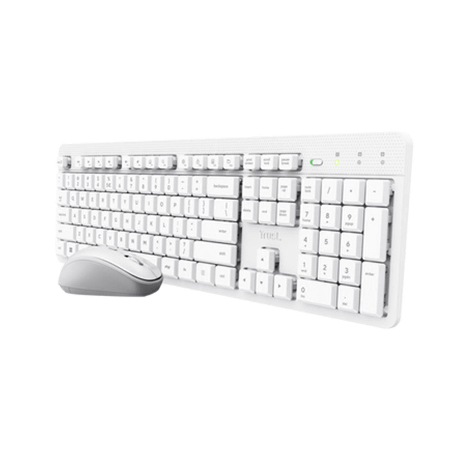 Kit teclado y mouse Trust Ody II blanco 25467 Kit teclado y mouse Trust Ody II blanco 25467