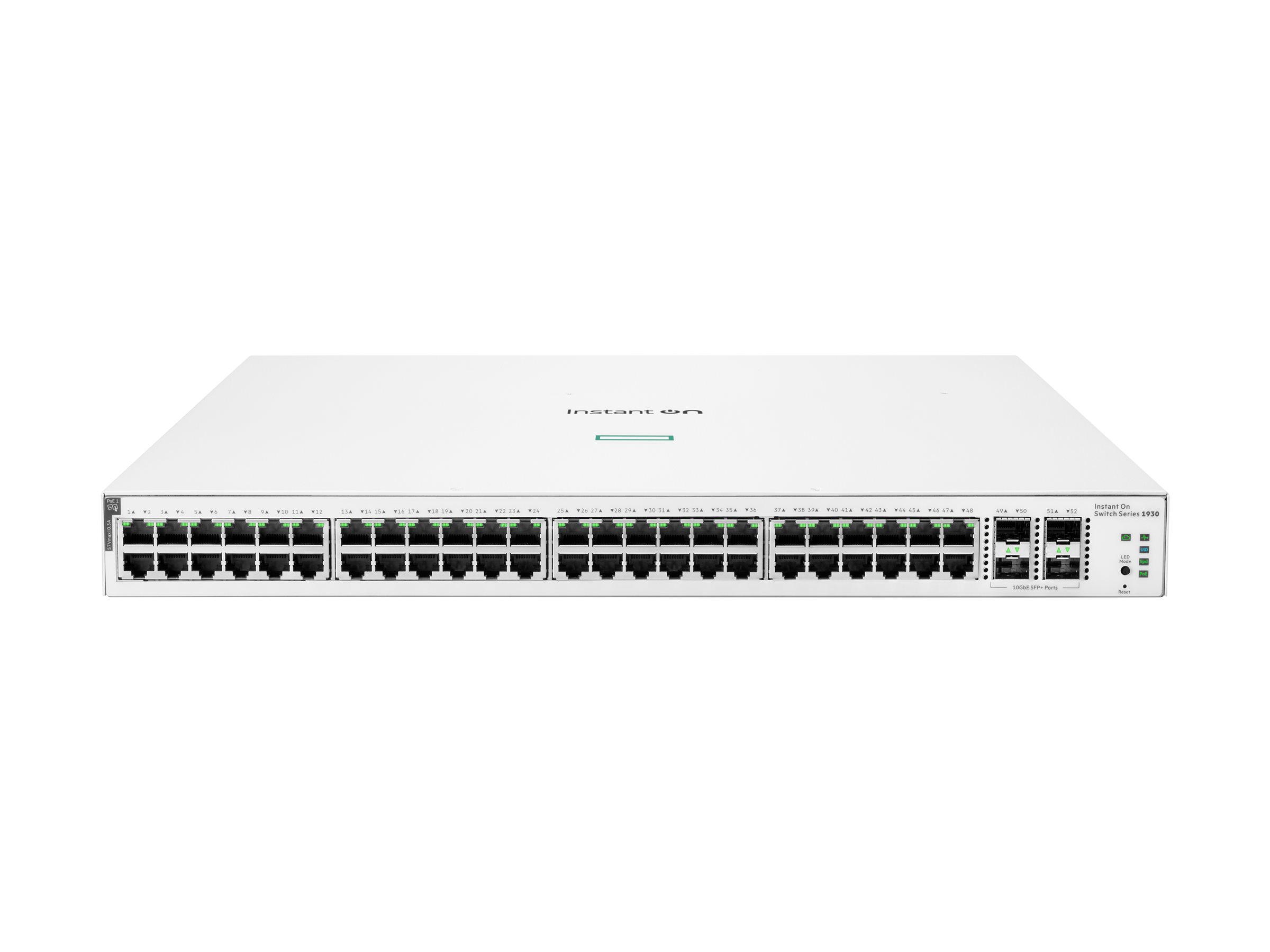HPE Instant On 1930 Switch 48G PoE+ 370W 4SFP+ 10G Administrable JL686B HPE Instant On 1930 Switch 48G PoE+ 370W 4SFP+ 10G Administrable JL686B