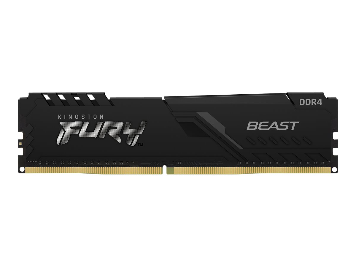 Kingston FURY Beast Black 16GB DDR4 3600MHz CL18 XMP 2.0 — KF436C18BB/16 Kingston FURY Beast Black 16GB DDR4 3600MHz CL18 XMP 2.0 — KF436C18BB/16