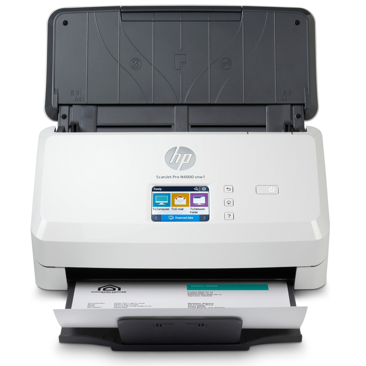 HP ScanJet Pro N4000 SNW1 Escaner Dúplex Wi-Fi 40 ppm ADF 50 hojas HP ScanJet Pro N4000 SNW1 Escaner Dúplex Wi-Fi 40 ppm ADF 50 hojas