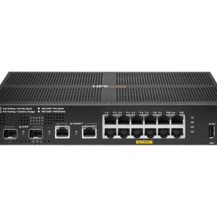 Switch HP Aruba CX 6000 12 Puertos PoE+ 139W 2SFP Gestionado R8N89A Switch HP Aruba CX 6000 12 Puertos PoE+ 139W 2SFP Gestionado R8N89A