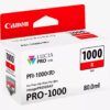 Cartucho Canon PFI-1000R Rojo 80ml Lucia Pro-1000
