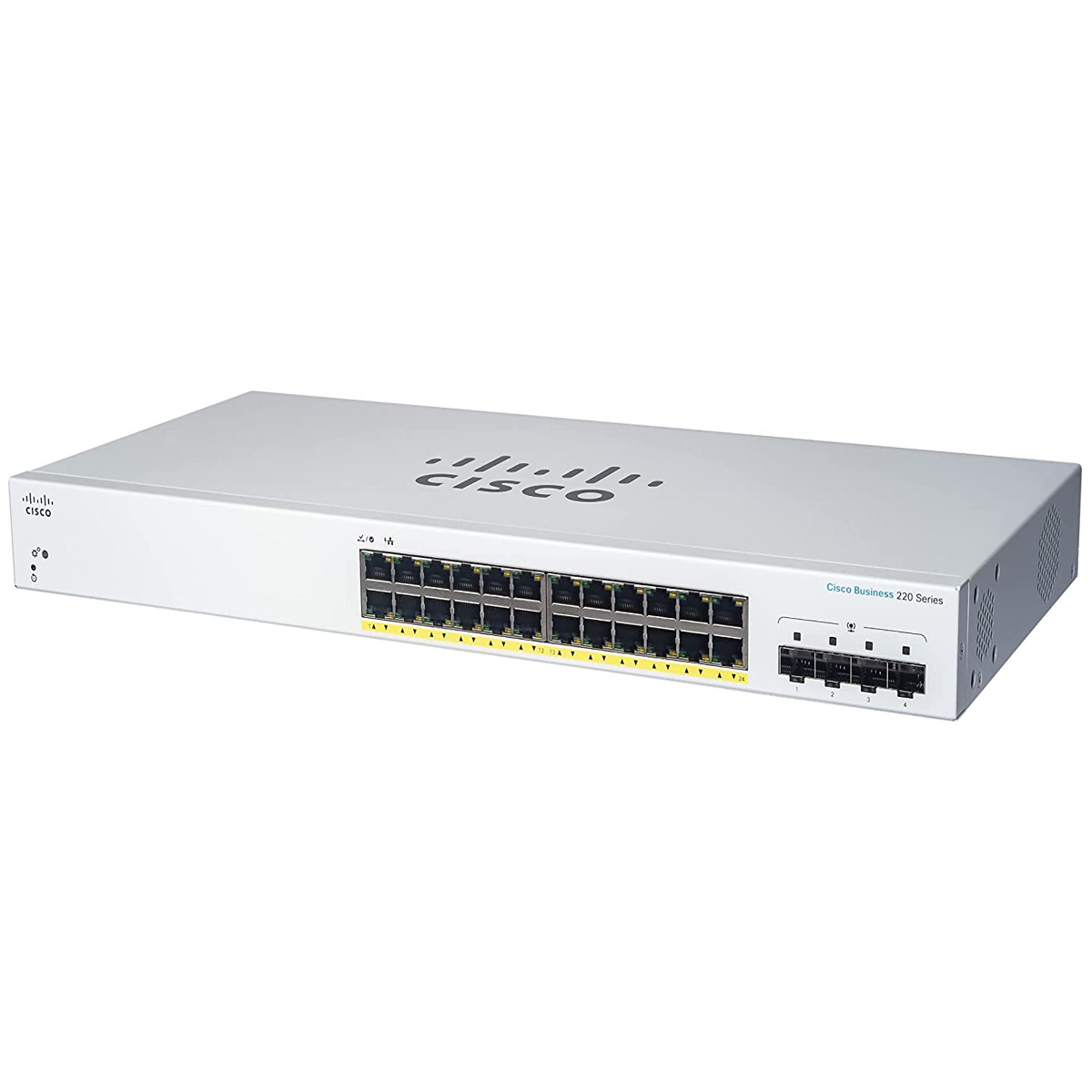 Switch Cisco CBS220-24T-4G 24 Puertos Gigabit + 4 SFP | L2 Administrable 56 Gbps Switch Cisco CBS220-24T-4G 24 Puertos Gigabit + 4 SFP | L2 Administrable 56 Gbps