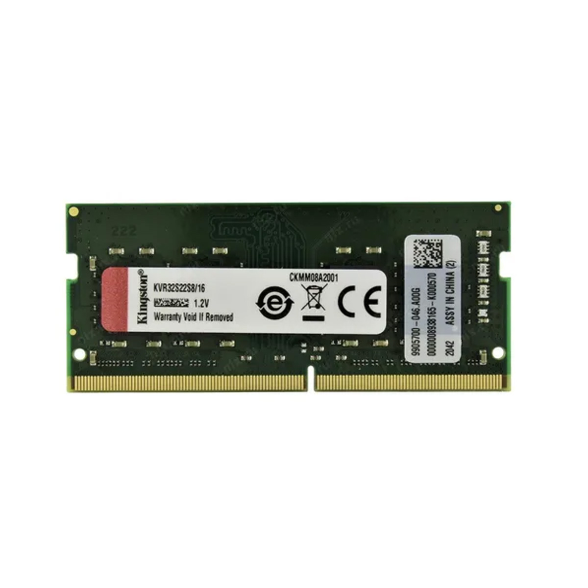 Memoria RAM Kingston ValueRAM 16GB DDR4 3200MHz SODIMM CL22 Non-ECC Memoria RAM Kingston ValueRAM 16GB DDR4 3200MHz SODIMM CL22 Non-ECC