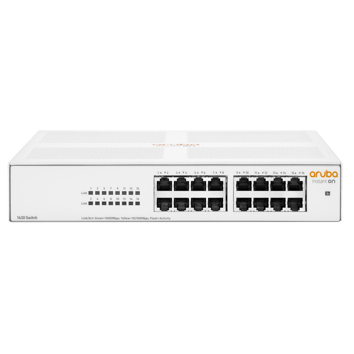 Switch HPE Aruba Instant On 1430 16G — 16 Puertos Gigabit 32 Gbps R8R47A Switch HPE Aruba Instant On 1430 16G — 16 Puertos Gigabit 32 Gbps R8R47A