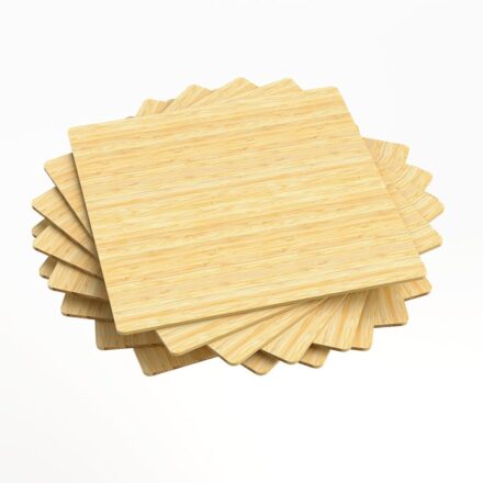 Bamboo board package _200×200×3mm bamboo board 10 pieces