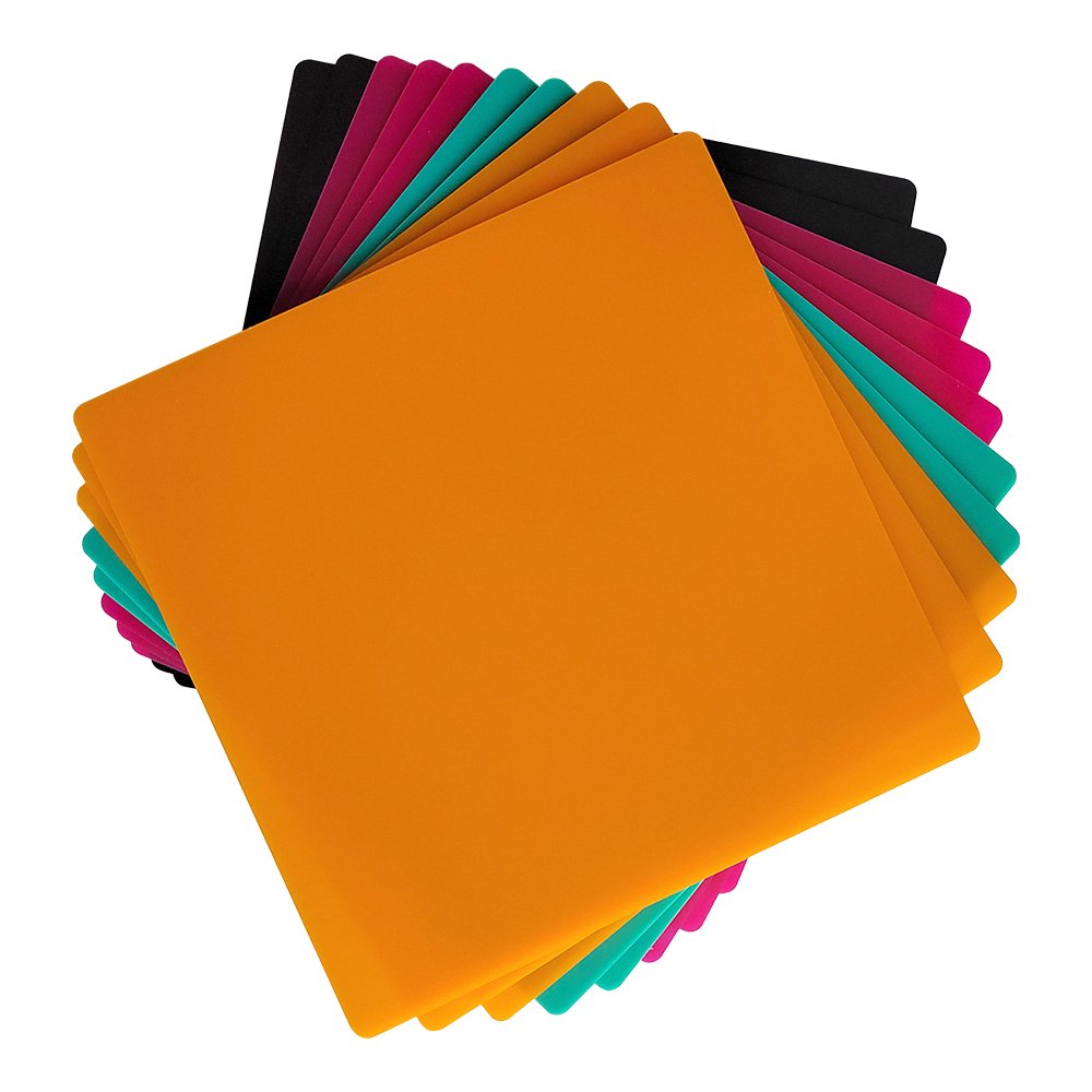 Acrylic board combination package_ 200 × 200 × 3mm, frosted four color acrylic boards Acrylic board combination package_ 200 × 200 × 3mm, frosted four color acrylic boards