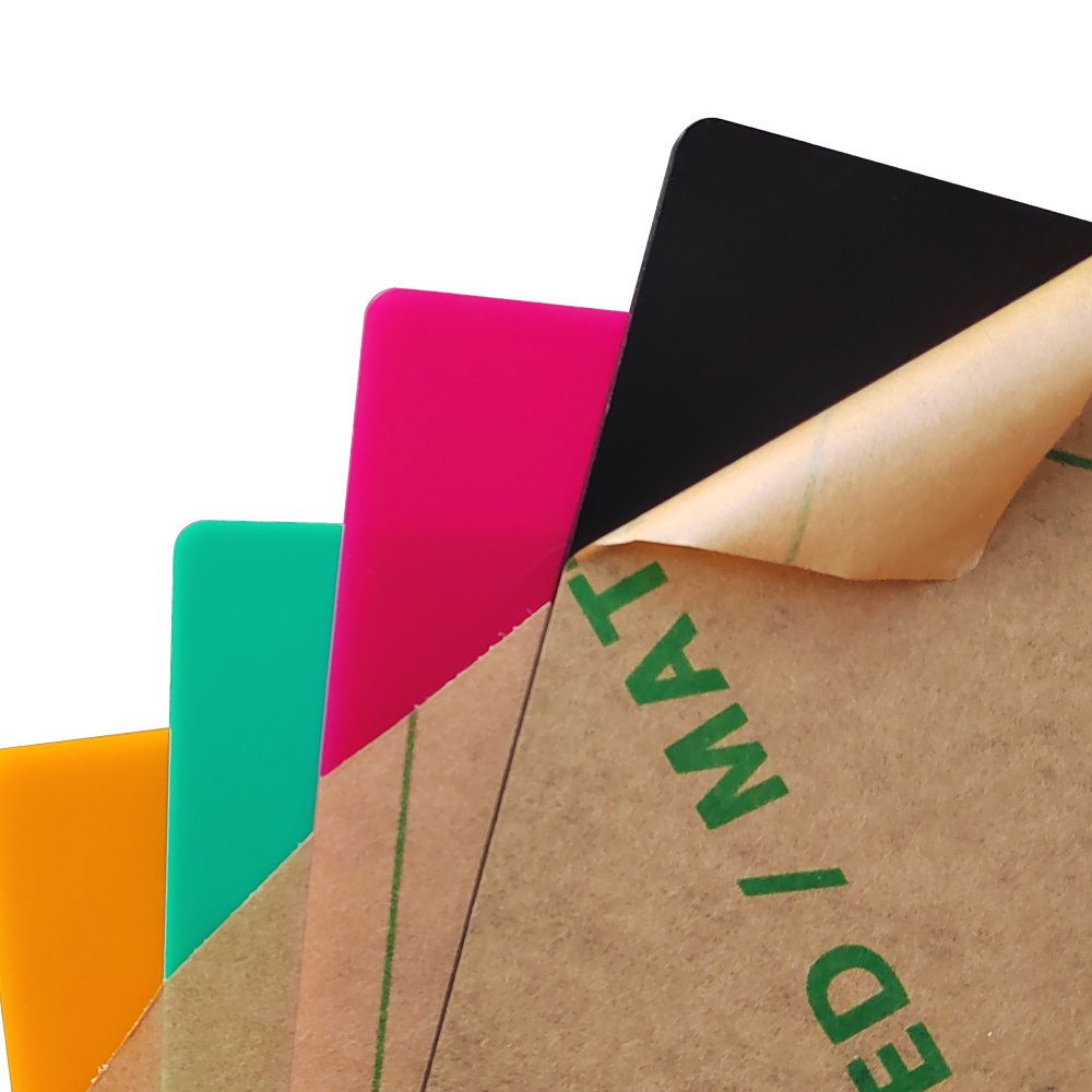 Acrylic board combination package_ 300× 300 × 3mm, frosted four color acrylic boards Acrylic board combination package_ 300× 300 × 3mm, frosted four color acrylic boards