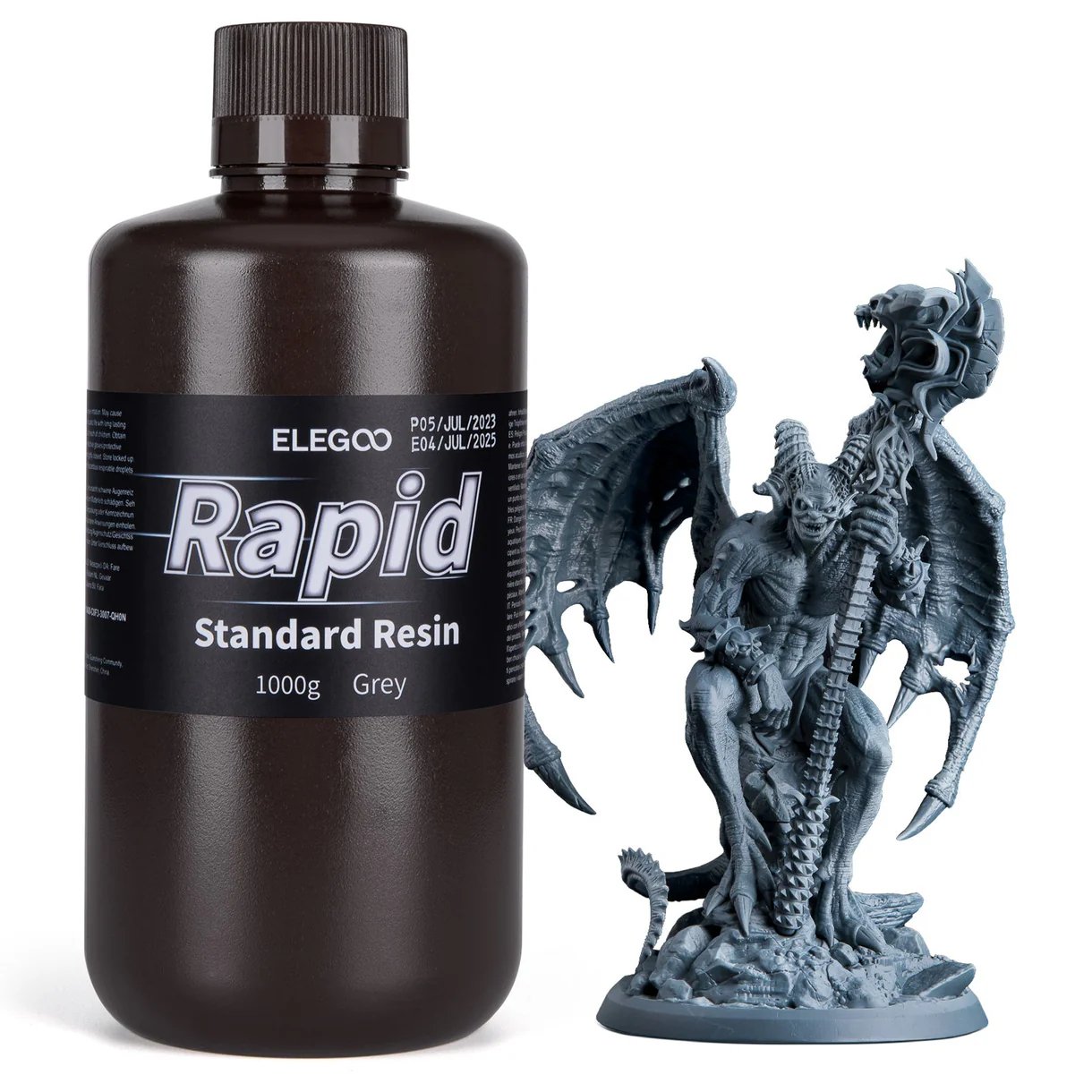 RESINA ESTANDAR RAPIDA ELEGOO 1 KG GRIS RESINA ESTANDAR RAPIDA ELEGOO 1 KG GRIS