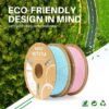 FILAMENTO ELEGOO PLA MATTE-1.75mm-1KG-AMARILLO SOLAR - imagen 6