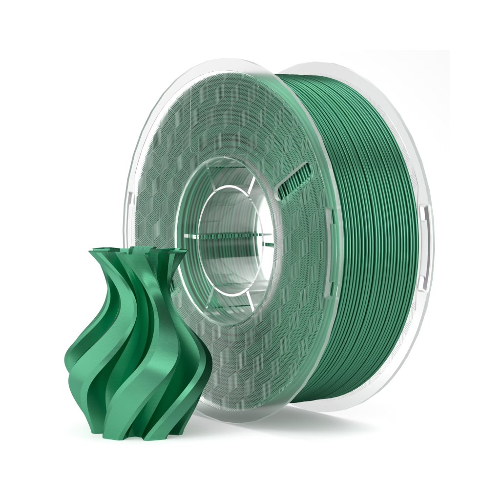 Elegoo Silk PLA 1.75mm 1KG Verde Acebo — Acabado Sedoso Brillante Elegoo Silk PLA 1.75mm 1KG Verde Acebo — Acabado Sedoso Brillante