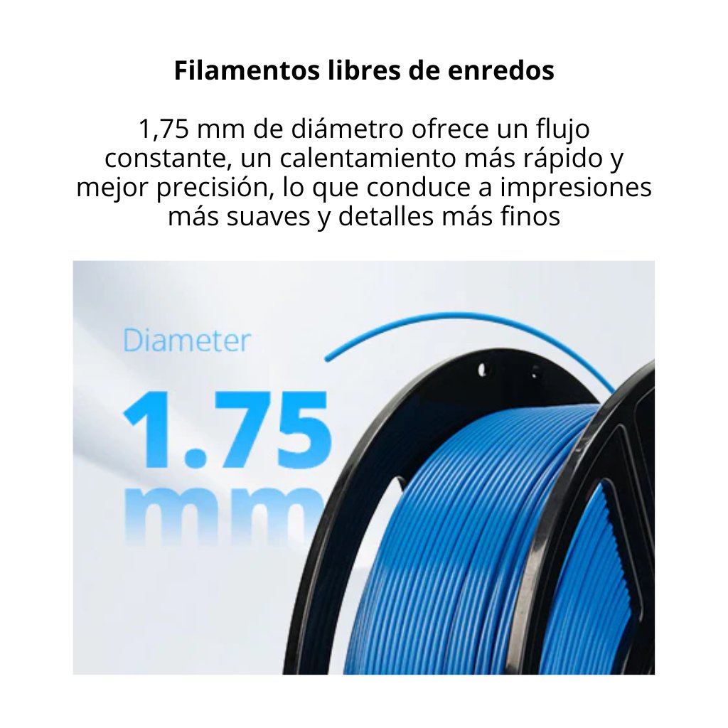 rnk 6937120314424 galeria02 hs pla 3 Filamento FLASHFORGE PLA VERDE GALAXIA LUMINOSO 1.75mm - imagen 3