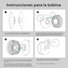 Filamento Bambulab PLA Lite- Gris oscuro con bobina reutilizable - imagen 4