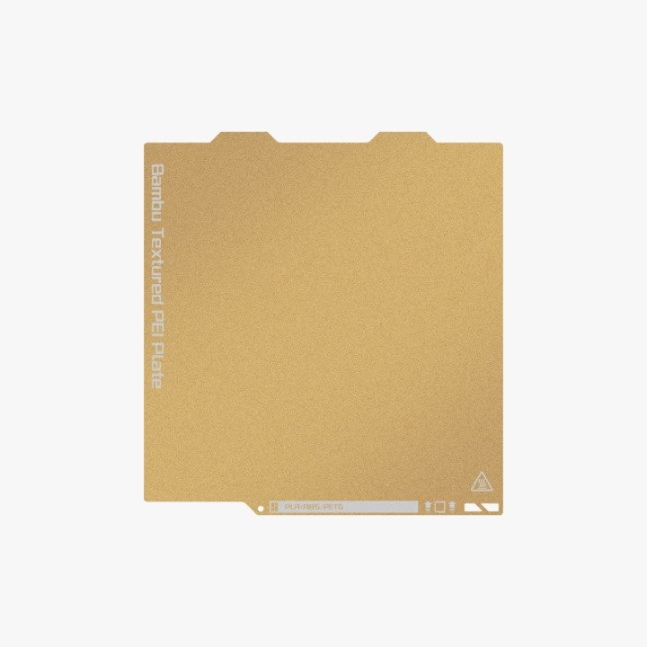 Bambu Lab Textured PEI Plate – Placa PEI Doble Cara para X1, P1 y A1 Bambu Lab Textured PEI Plate – Placa PEI Doble Cara para X1, P1 y A1