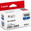 Cartucho Canon PFI-1000 Azul 80ml Lucia Pro-1000 Original