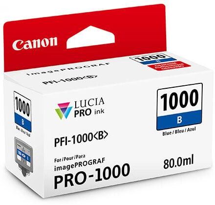 Cartucho Canon PFI-1000 Azul 80ml Lucia Pro-1000 Original