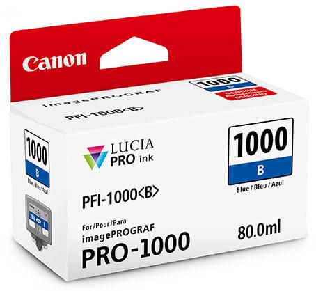 Cartucho Canon PFI-1000 Azul 80ml Lucia Pro-1000 Original Cartucho Canon PFI-1000 Azul 80ml Lucia Pro-1000 Original