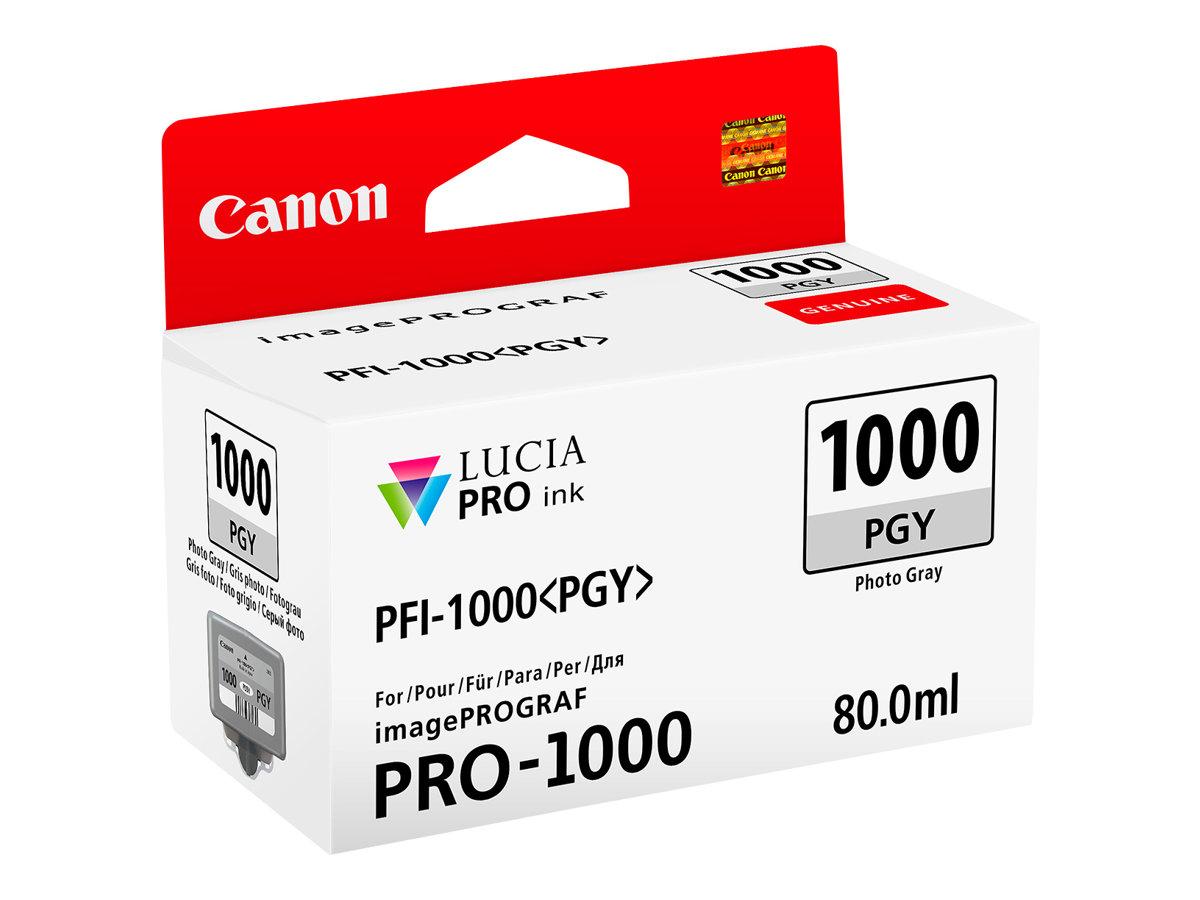 Cartucho Canon PFI-1000 Photo Gray 80ml Lucia Pro-1000 Cartucho Canon PFI-1000 Photo Gray 80ml Lucia Pro-1000