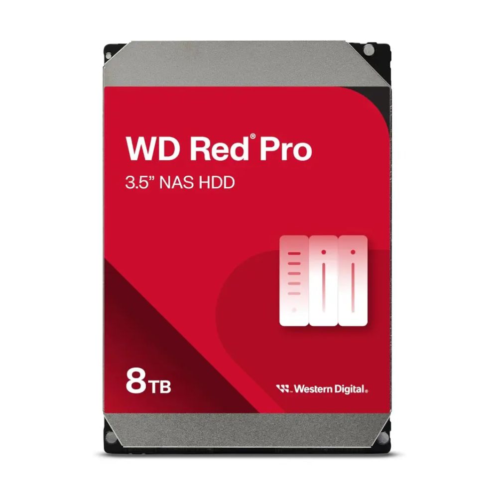 Disco Rígido Interno WD Red Pro NAS 8TB WD6003FFBX Western Digital Disco Rígido Interno WD Red Pro NAS 8TB WD6003FFBX Western Digital