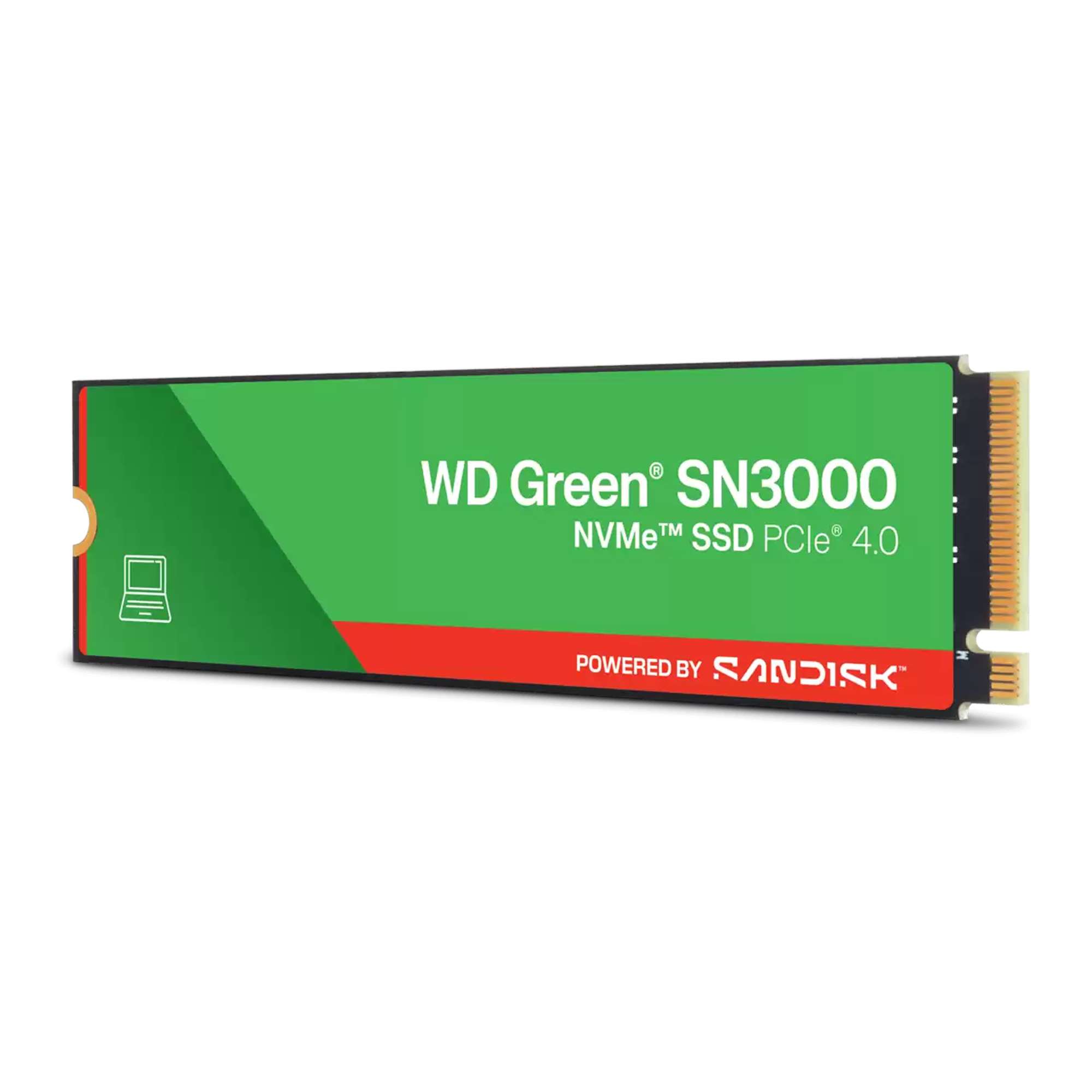Disco Solido Interno SSD SanDisk WD Green SN300 NVMe 1TB PCIe Gen4 M.2 Disco Solido Interno SSD SanDisk WD Green SN300 NVMe 1TB PCIe Gen4 M.2