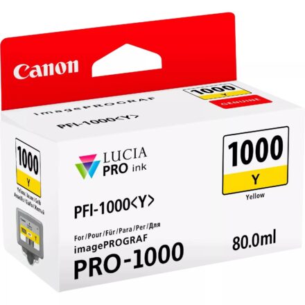 canon pfi 1000y yellow ink (1)