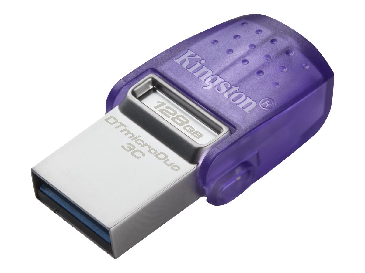 Kingston DataTraveler MicroDuo 3C 128GB USB-A + USB-C 200MB/s Kingston DataTraveler MicroDuo 3C 128GB USB-A + USB-C 200MB/s