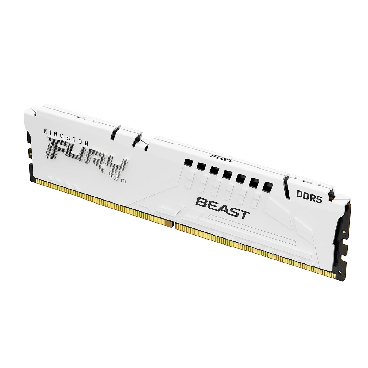 Kingston FURY Beast White 16GB DDR5 5600MHz CL36 — KF556C36BWE-16 Kingston FURY Beast White 16GB DDR5 5600MHz CL36 — KF556C36BWE-16