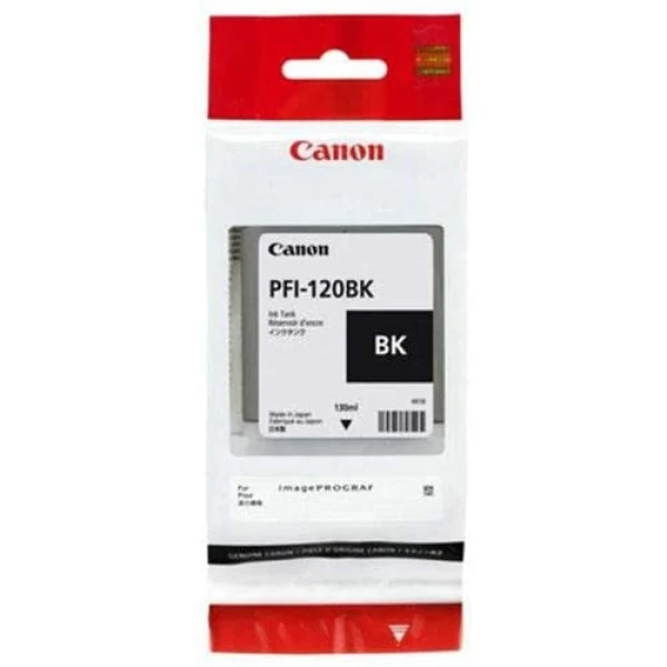 Cartucho Canon PFI-120BK Negro 130ml para ImagePROGRAF TM200 TM300 Cartucho Canon PFI-120BK Negro 130ml para ImagePROGRAF TM200 TM300