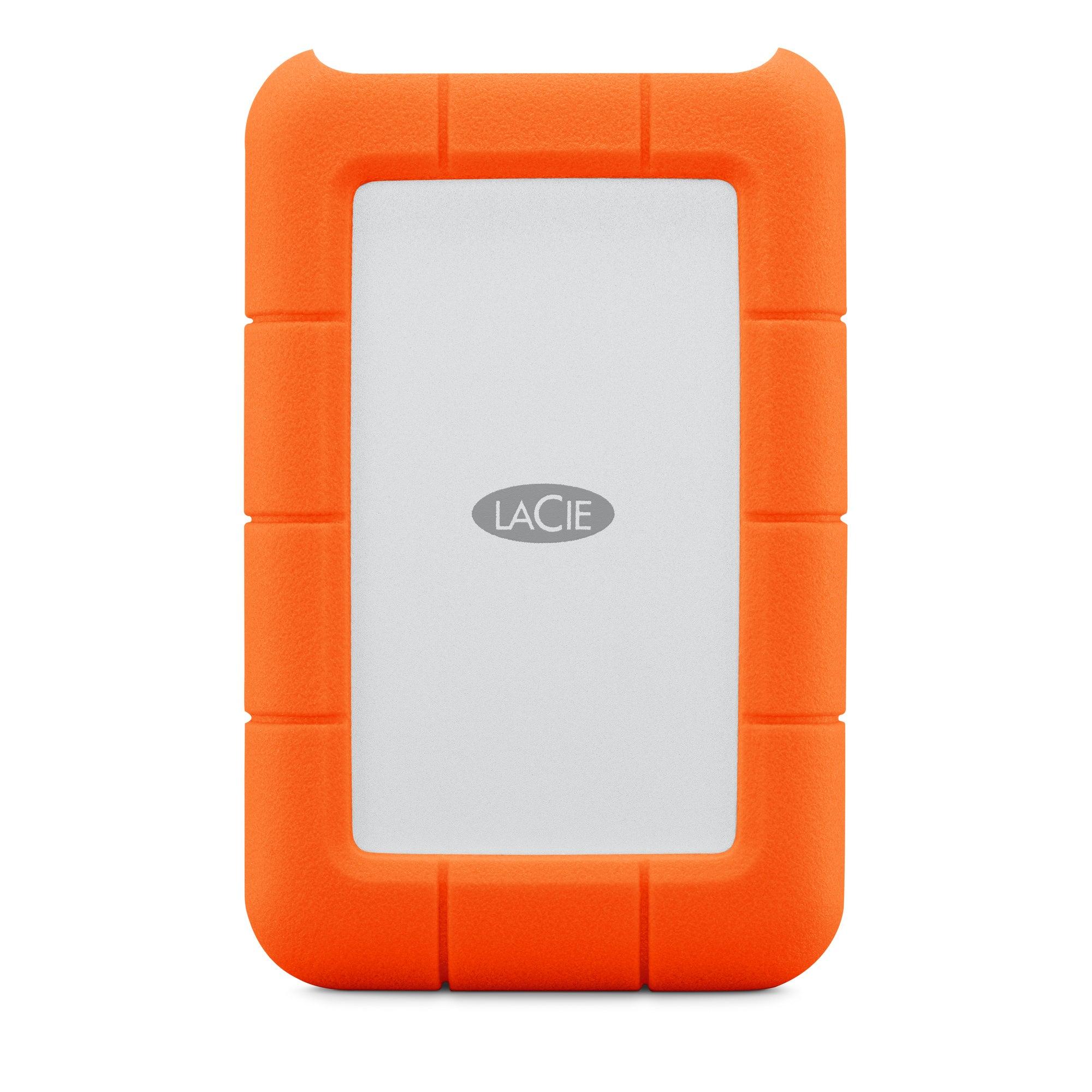 Disco Rígido Externo LaCie Rugged 2TB USB-C Resistente Naranja Disco Rígido Externo LaCie Rugged 2TB USB-C Resistente Naranja