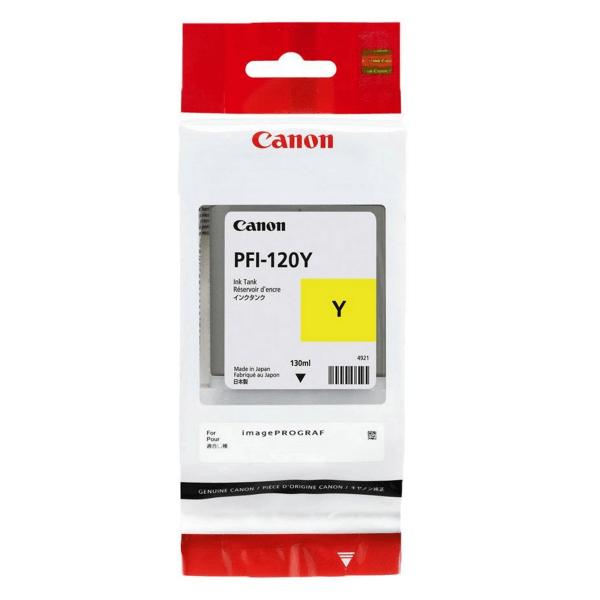 Cartucho Canon PFI-120Y Yellow 130ml para ImagePROGRAF TM200 TM300 Cartucho Canon PFI-120Y Yellow 130ml para ImagePROGRAF TM200 TM300